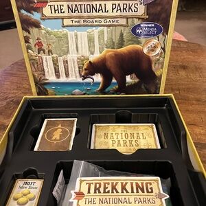 The National Parks Board Game - Brown and Yellow